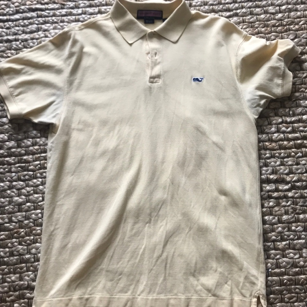 Vineyard vines yellow polo size small